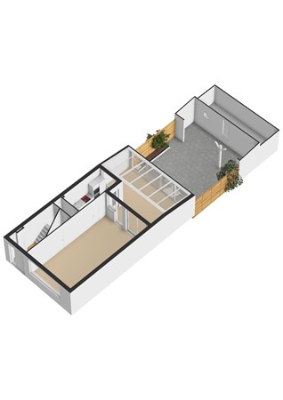 Floorplan - Jacob Marisstraat 156, 3314 TL Dordrecht